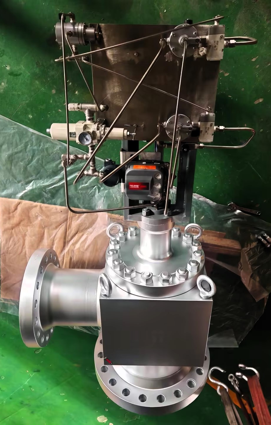 PDH propane dehydrogenation unit high-frequency steam blowing angle valve
